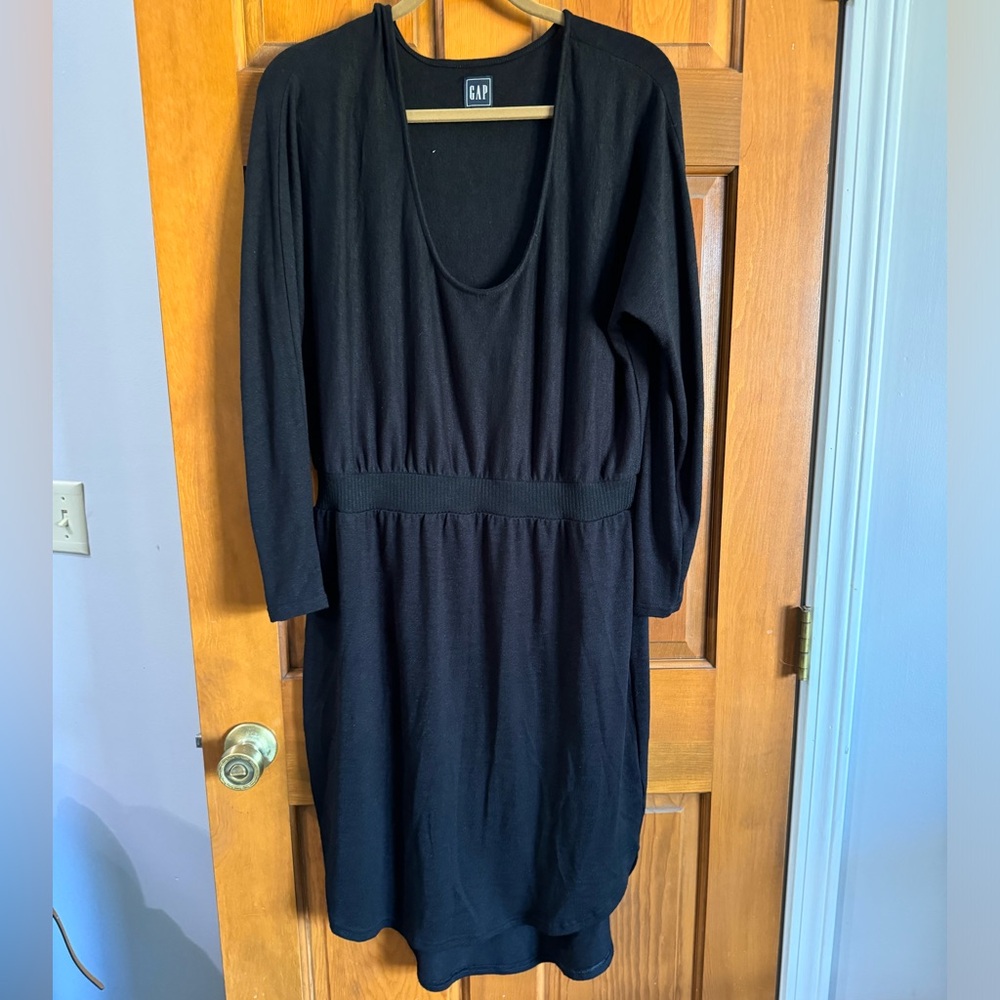 Black sweater dress